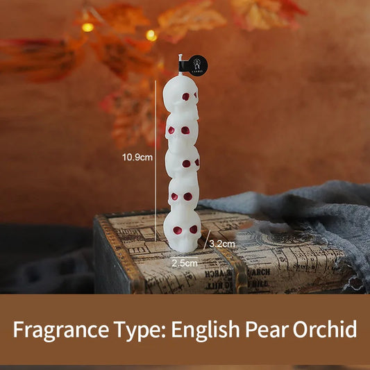 Halloween Aromatherapy Candle Set – Skull, Pumpkin & Bone Fingers Horror Décor (Limited Edition)