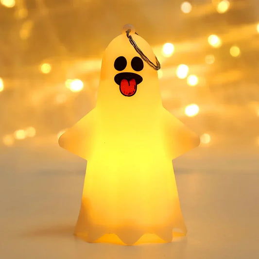 Portable Pumpkin Lantern Troublemaker Ghost – Halloween Hanging Party Ornament