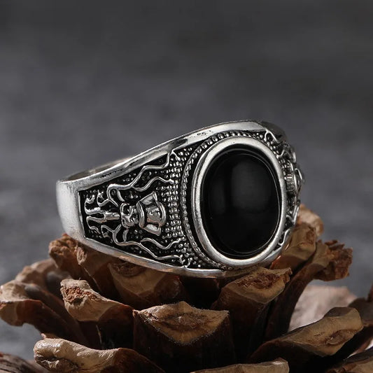 Goth Pirate Skeleton Octopus Ring – 2023 Retro Punk Ring with Black Zircon for Men & Women