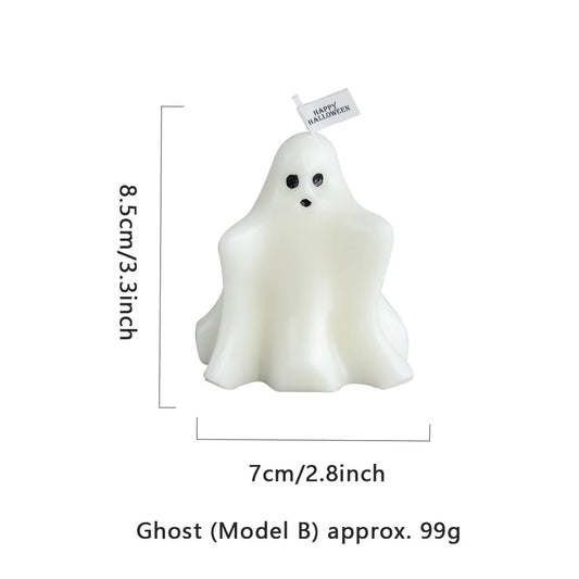 Halloween Ghost Candle – Creative Fragrance Ornament for Spooky Atmosphere & Luxury Gifting
