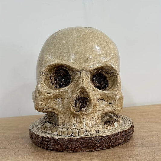 Kitchen Skeleton Knife Holder – Skull Resin Decoration for Horror-Themed Kitchen