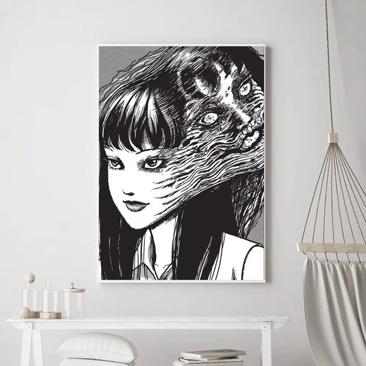 Japan Anime Junji Ito Poster Prints – Wall Painting for Bedroom, Living Room, Bar & Restaurant