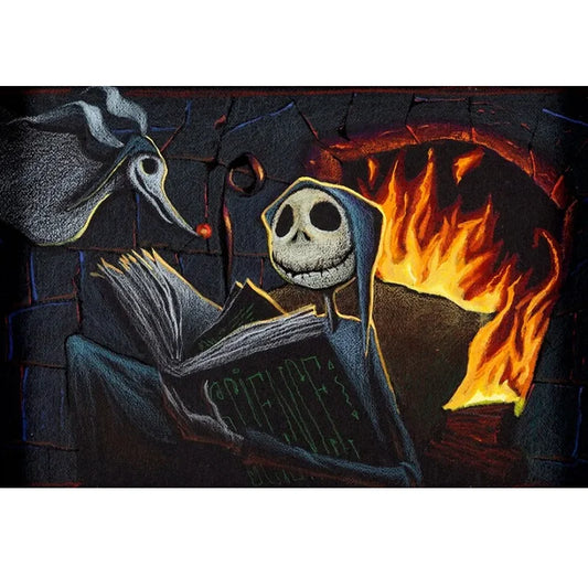 Nightmare Before Christmas Canvas Art – Haunted Mansion Holiday Wall Decor