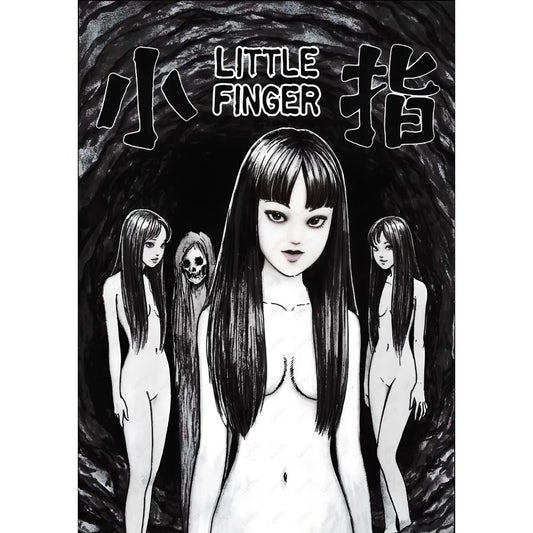 J-Junji Ito Tomie Retro Cool Girl Poster – Waterproof Sticky Wall Art for Home & Bar Aesthetic Decor