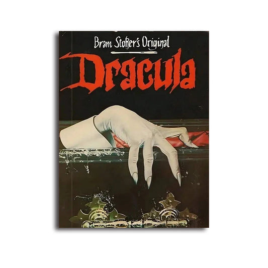 Modern Horror "Vampire Hand" Canvas Prints – Gothic Dramatic Wall Art Poster for Home & Halloween Decor