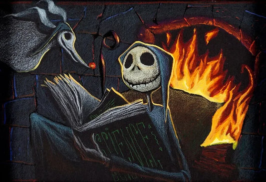 Nightmare Before Christmas Canvas Art – Haunted Mansion Holiday Wall Decor