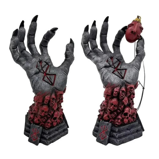 Gothic Witch’s Hand Statues & Accessories – Creative Resin Ornament, Wall Keys Hanging Rack & Bag Hangers