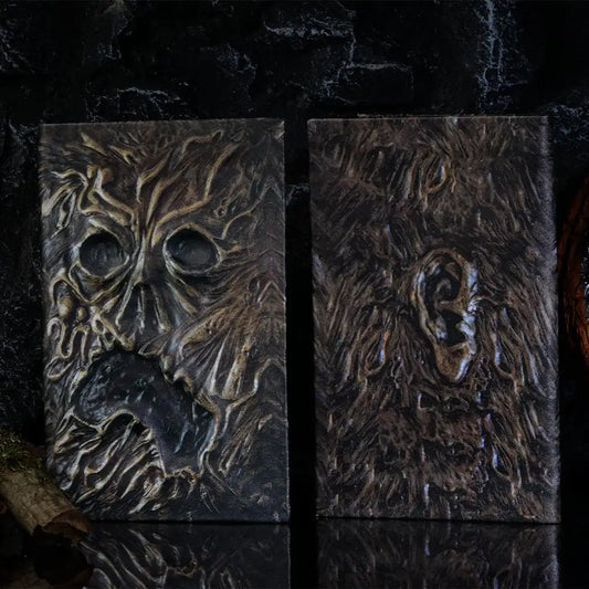 New Necronomicon Dark Magic Book Prop – Demon Summon Altar Ritual Decoration